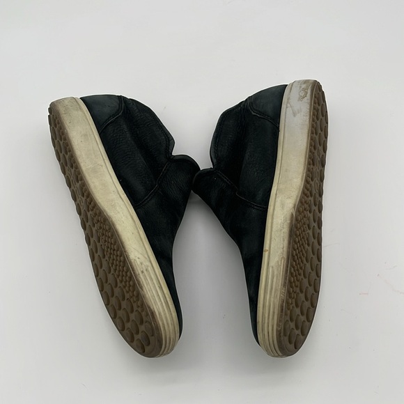 Ecco Grey Leather Side Zip Shoes Women Size 6 BLEMISH - Picture 4 of 7